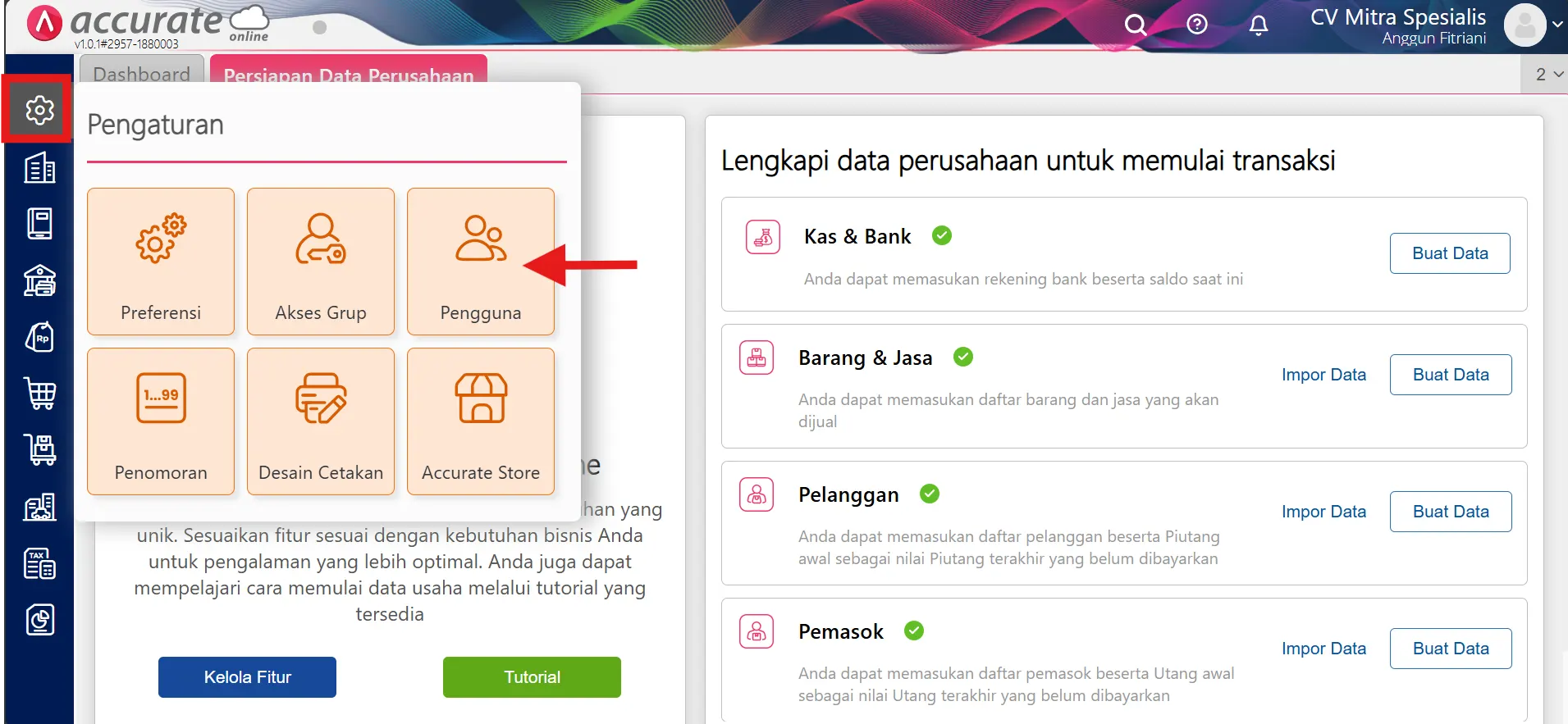 tambah pengguna baru